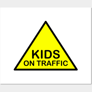 Kids on traffic Posters and Art